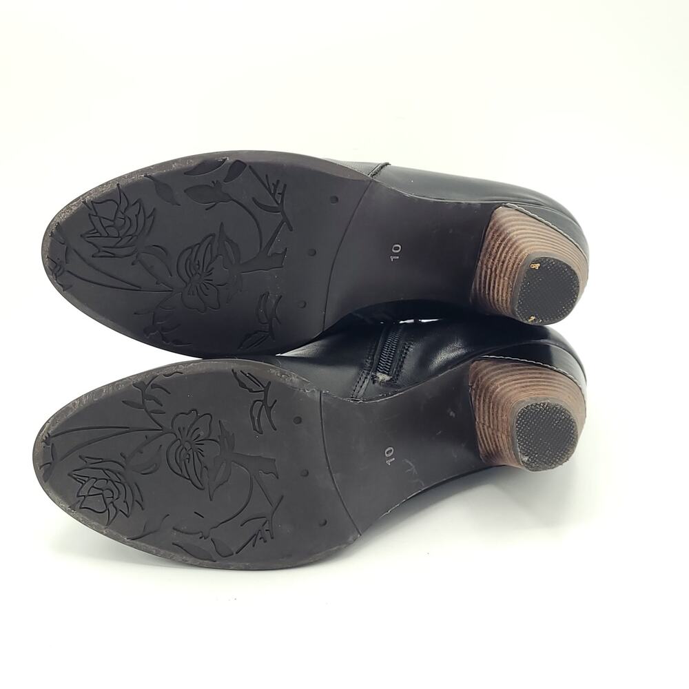 Elite by Corey's Booties Style Barbara black brown women's size 10 - Picture 5 of 9